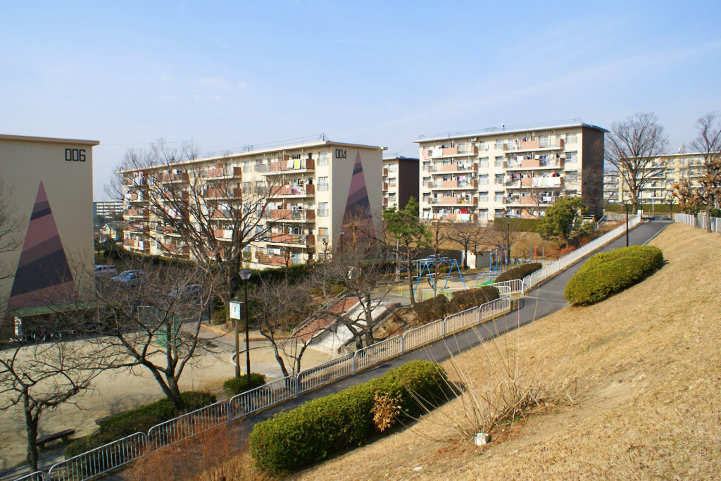 高度経済成長,高蔵寺ニュータウンの一角
