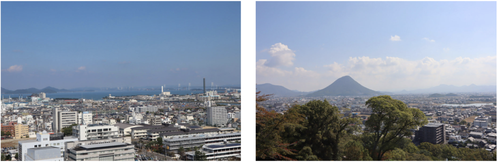 瀬戸内海と讃岐富士