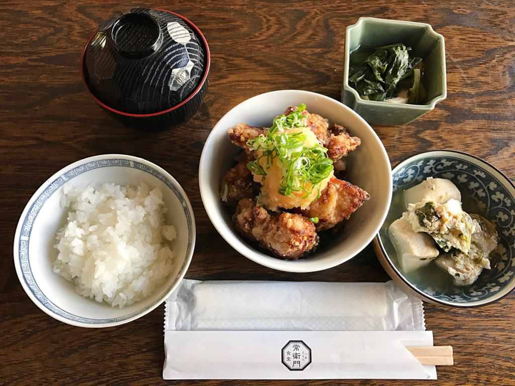 倉敷さんぽで食べた常衛門食堂ランチメニュー