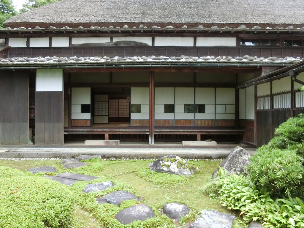 富山市国指定重要文化財浮田家住宅の庭園