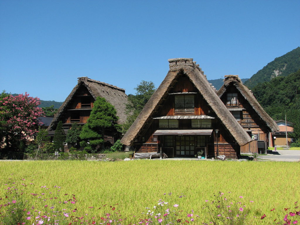 白川郷の合掌造り
