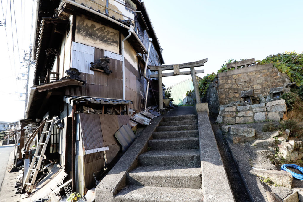 元妓楼裏に天満宮