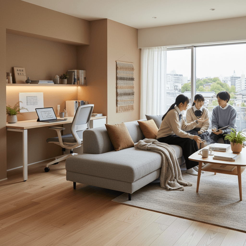 中学家庭科で学ぶ快適な住まい：現代の生活様式に合わせた住空間最適化の完全ガイド | bionet.jp