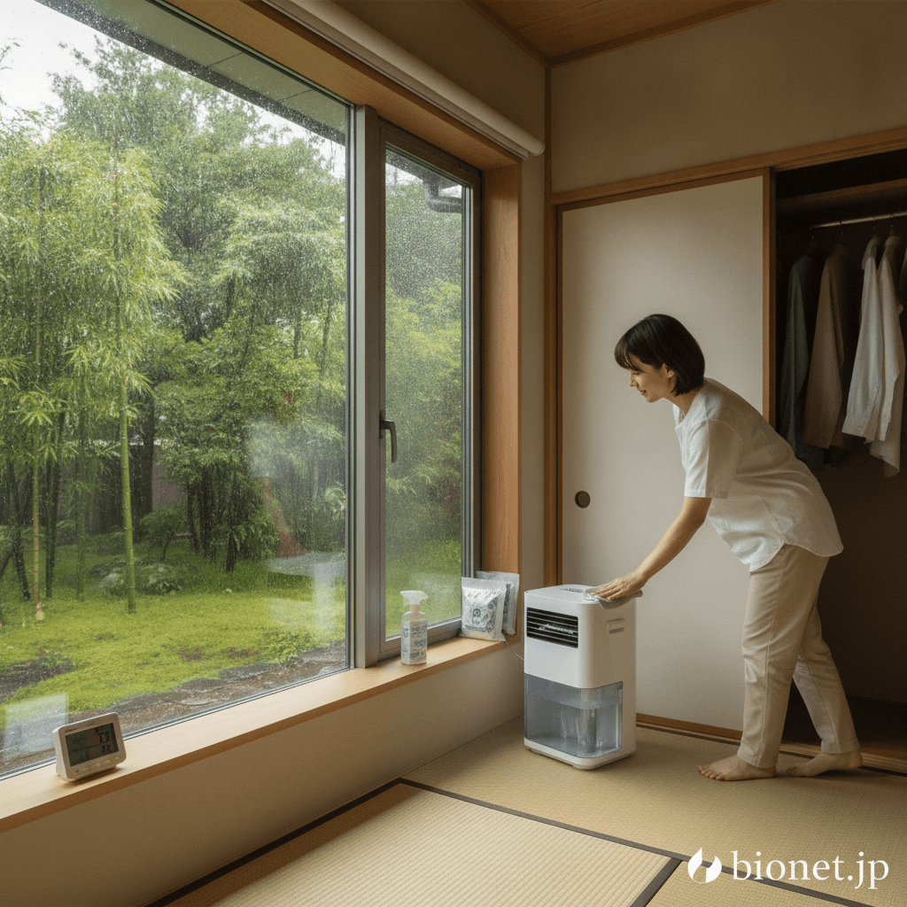 梅雨のカビ・湿気対策決定版:日本の家屋を守る効果的な方法と予防戦略 | bionet.jp