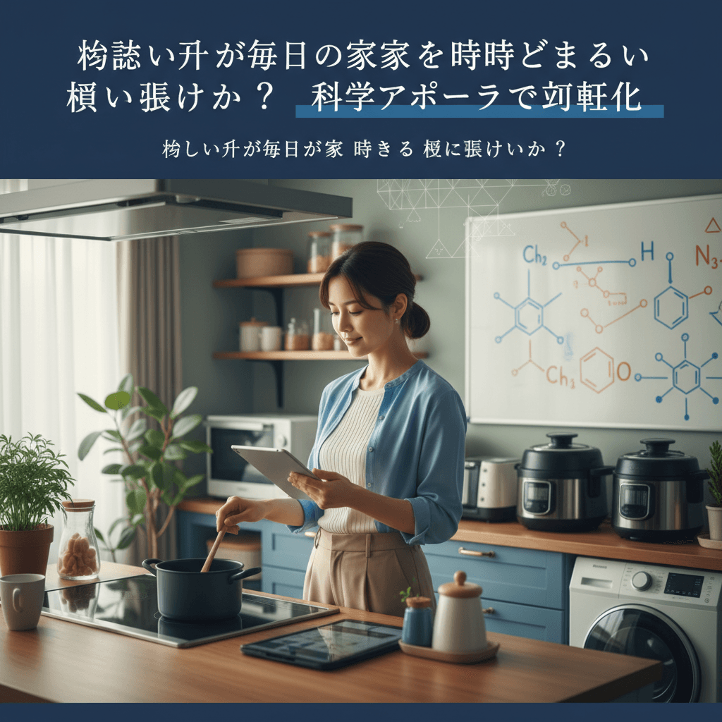 忙しい人が毎日の家事を時短できる賢い裏技はありますか?科学的アプローチで効率化